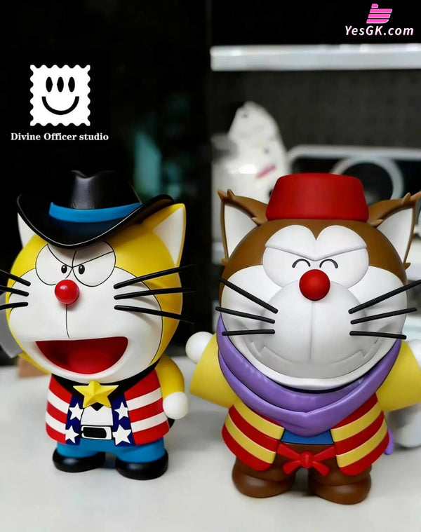 Doraemon Dora the Kid & Doranikov Statue - Divine Officer Studio [Pre-Order] - Doraemon
