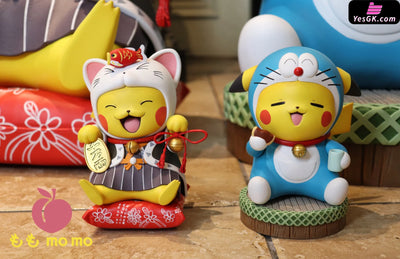 Doraemon Pokemon - Cosplay Pikachu Resin Statue Momo Studio [In Stock]