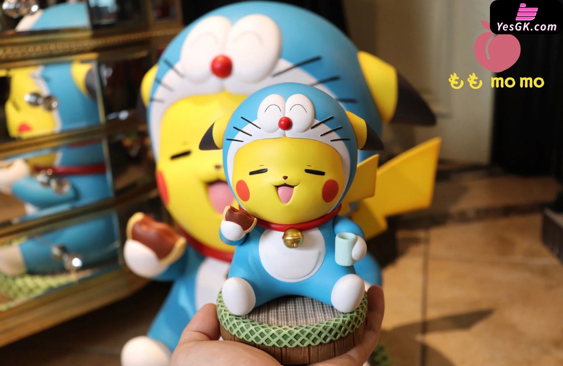 Doraemon Pokemon - Cosplay Pikachu Resin Statue Momo Studio [In Stock]