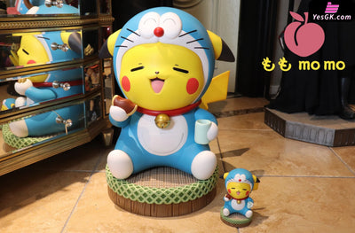 Doraemon Pokemon - Cosplay Pikachu Resin Statue Momo Studio [In Stock]