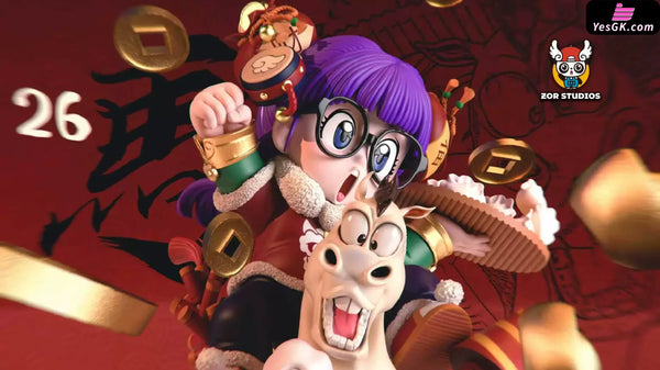 Dr. Slump 2026 Lunar New Year of the Horse Arale 1/6 GK Statue - ZOR Studio [Pre-Order] - Full Payment - Dr. Slump