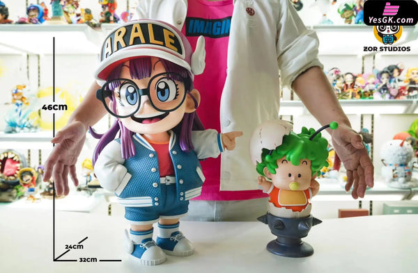 Dr. Slump Baseball Uniform Arale Resin Statue - Zor Studio [Pre-Order]