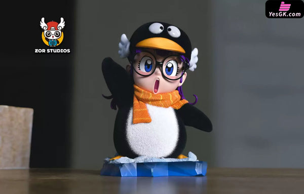 Dr. Slump Flocking Series Penguin Arale GK Statue - ZOR Studio [Pre-Order] - Dr. Slump