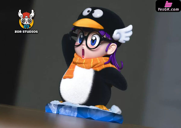 Dr. Slump Flocking Series Penguin Arale GK Statue - ZOR Studio [Pre-Order] - Dr. Slump