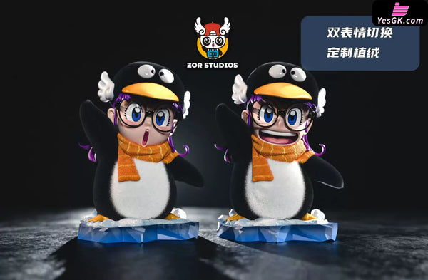 Dr. Slump Flocking Series Penguin Arale GK Statue - ZOR Studio [Pre-Order] - Deposit / Regular Edition - Dr. Slump