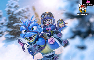 Dr. Slump Frontispiece Vehicle Series 04 Arale Riding a Dragon GK Statue - ZOR Studio [Pre-Order] Dr. Slump