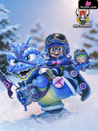 Dr. Slump Frontispiece Vehicle Series 04 Arale Riding a Dragon GK Statue - ZOR Studio [Pre-Order] Deposit Dr. Slump
