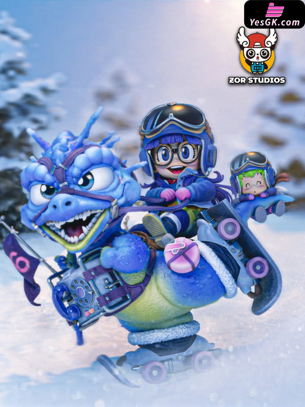 Dr. Slump Frontispiece Vehicle Series 04 Arale Riding a Dragon GK Statue - ZOR Studio [Pre-Order] Deposit Dr. Slump