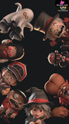 Dr. Slump Halloween Cover Pages Sitting in a Row #2 Arale GK Statue - ZOR Studio [Pre-Order] - Dr. Slump