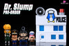 Dr. Slump Penguin Village Black Policeman Statue - League Studio [Pre-Order]