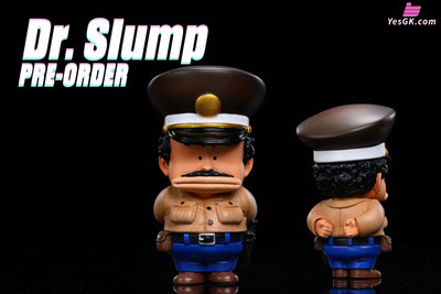 Dr. Slump Penguin Village Black Policeman Statue - League Studio [Pre-Order] Deposit