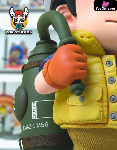 Dr. Slump Penguin Village Family Portrait Series 7th Series Soramame Biisuke GK Statue - ZOR Studio [Pre-Order] Others