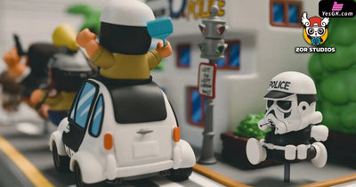 Dr. Slump Penguin Village Running Series #2 Bank & Police Station WCF GK Statue - ZOR Studio [Pre-Order] Dr. Slump