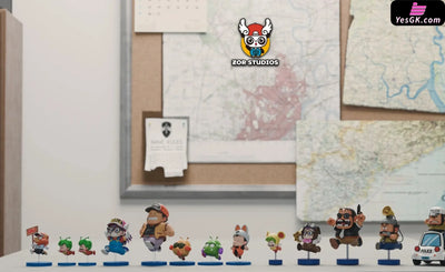 Dr. Slump Penguin Village Running Series #2 Bank & Police Station WCF GK Statue - ZOR Studio [Pre-Order] Dr. Slump