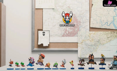 Dr. Slump Penguin Village Running Series #2 Bank & Police Station WCF GK Statue - ZOR Studio [Pre-Order] Dr. Slump