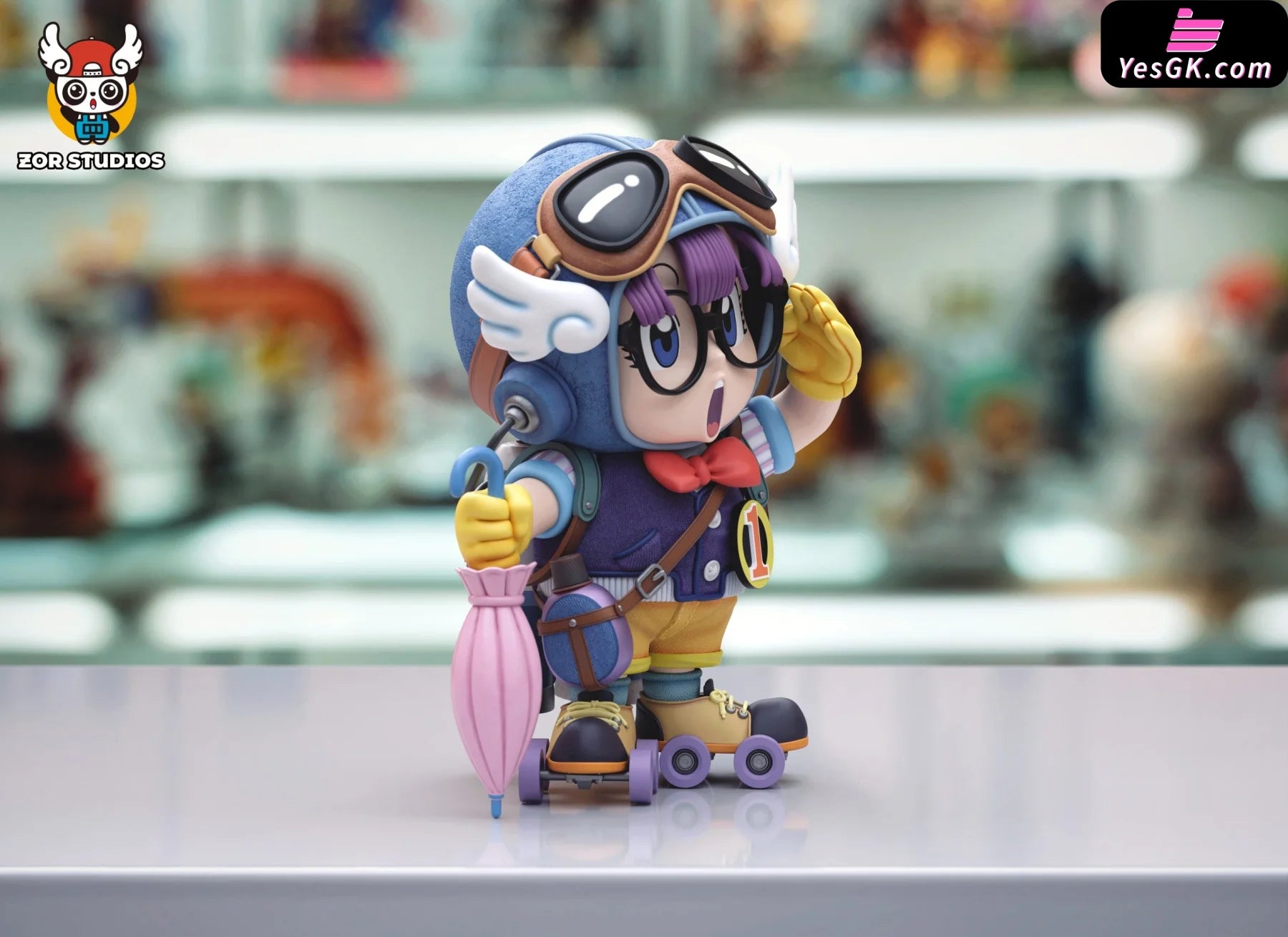 Dr. Slump Pilot No. 1 Arale Resin Statue - ZOR Studio – YesGK