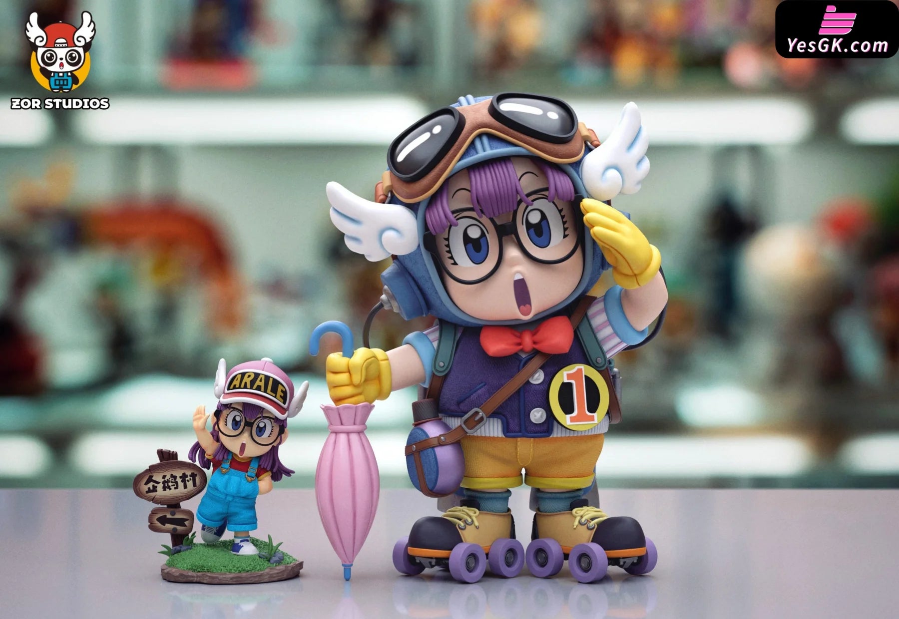 Dr. Slump Pilot No. 1 Arale Resin Statue - ZOR Studio – YesGK