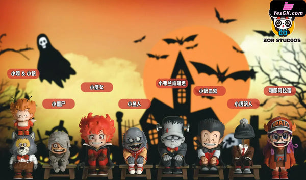 Dr. Slump WCF Series Halloween cover pages lined up #1 Arale WCF GK Statue - ZOR Studio [Pre-Order] Deposit / Group Dr.