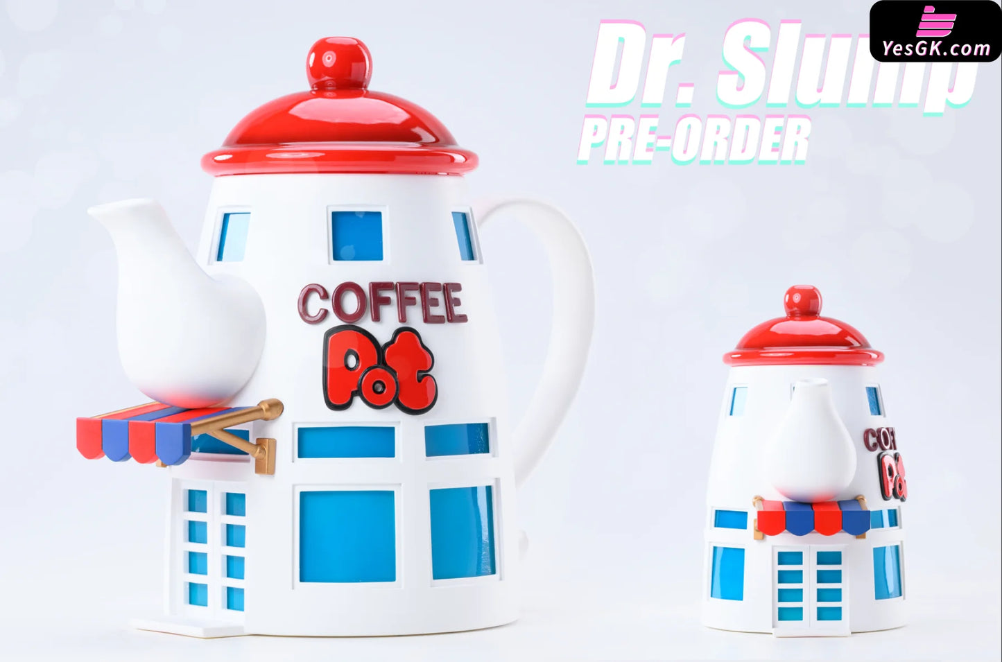 Dr. Slump World Scene 001 Teapot Cafe Statue - League Studio [Pre-Order]