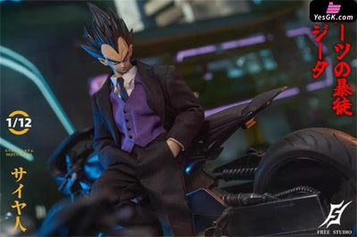 Dragon Ball 1/12 Suit Thug Saiyan Prince Vegeta Action Figure - Freetoys Studio [Pre-Order] Dragon Ball