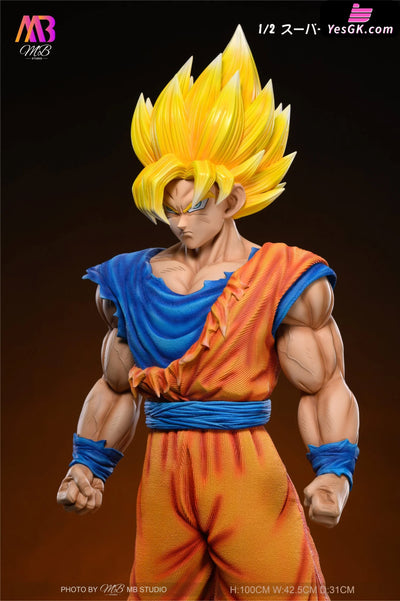 Dragon Ball 1/2 Super Saiyan 3 Goku Collectible Statue - Mb Studio [Pre-Order]