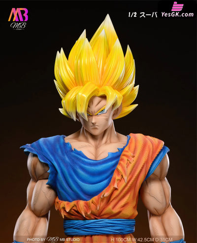 Dragon Ball 1/2 Super Saiyan 3 Goku Collectible Statue - Mb Studio [Pre-Order]