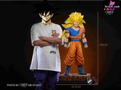 Dragon Ball 1/2 Super Saiyan 3 Goku Collectible Statue - Mb Studio [Pre-Order]