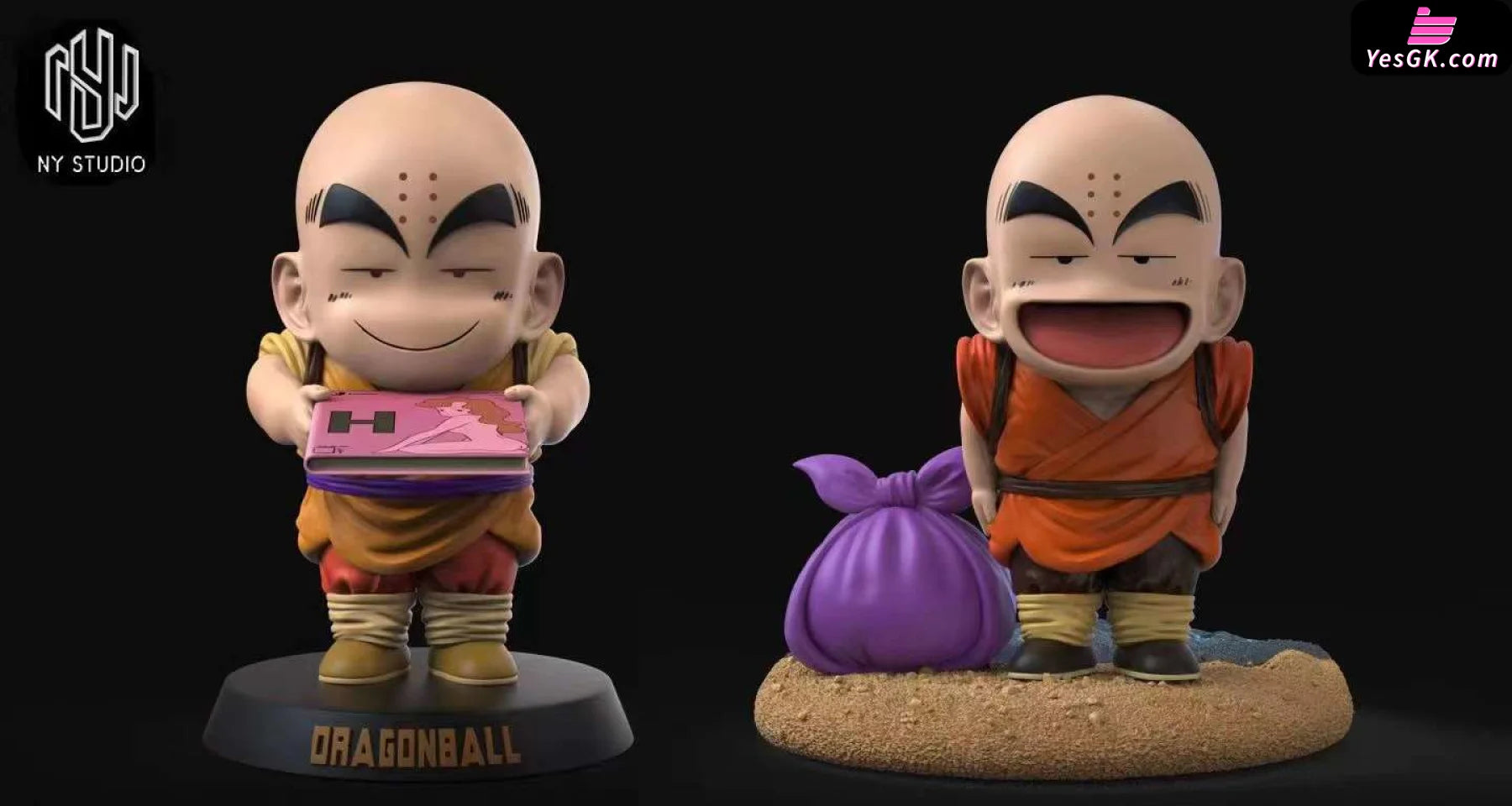 Dragon Ball #1 Childhood Kuririn Statue - Ny Studio [Pre-Order]