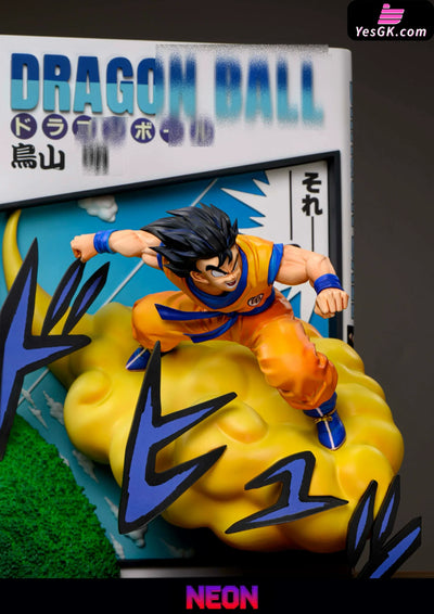 Dragon Ball #1 Comic Book Somersault Cloud Goku GK Statue - NEON Studio [Pre-Order] - DragonBall