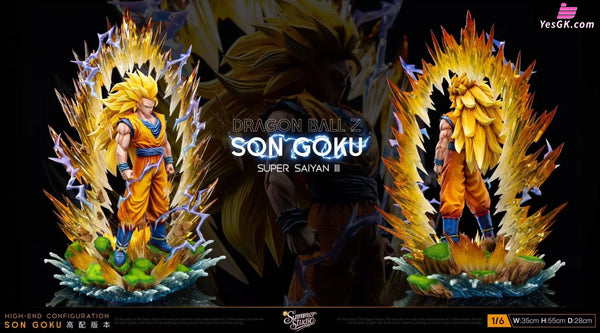 Dragon Ball #1 Super Saiyan 3 Goku 1/6 GK Statue - Summer Studio [Pre-Order] - Deposit / High Edition - DragonBall