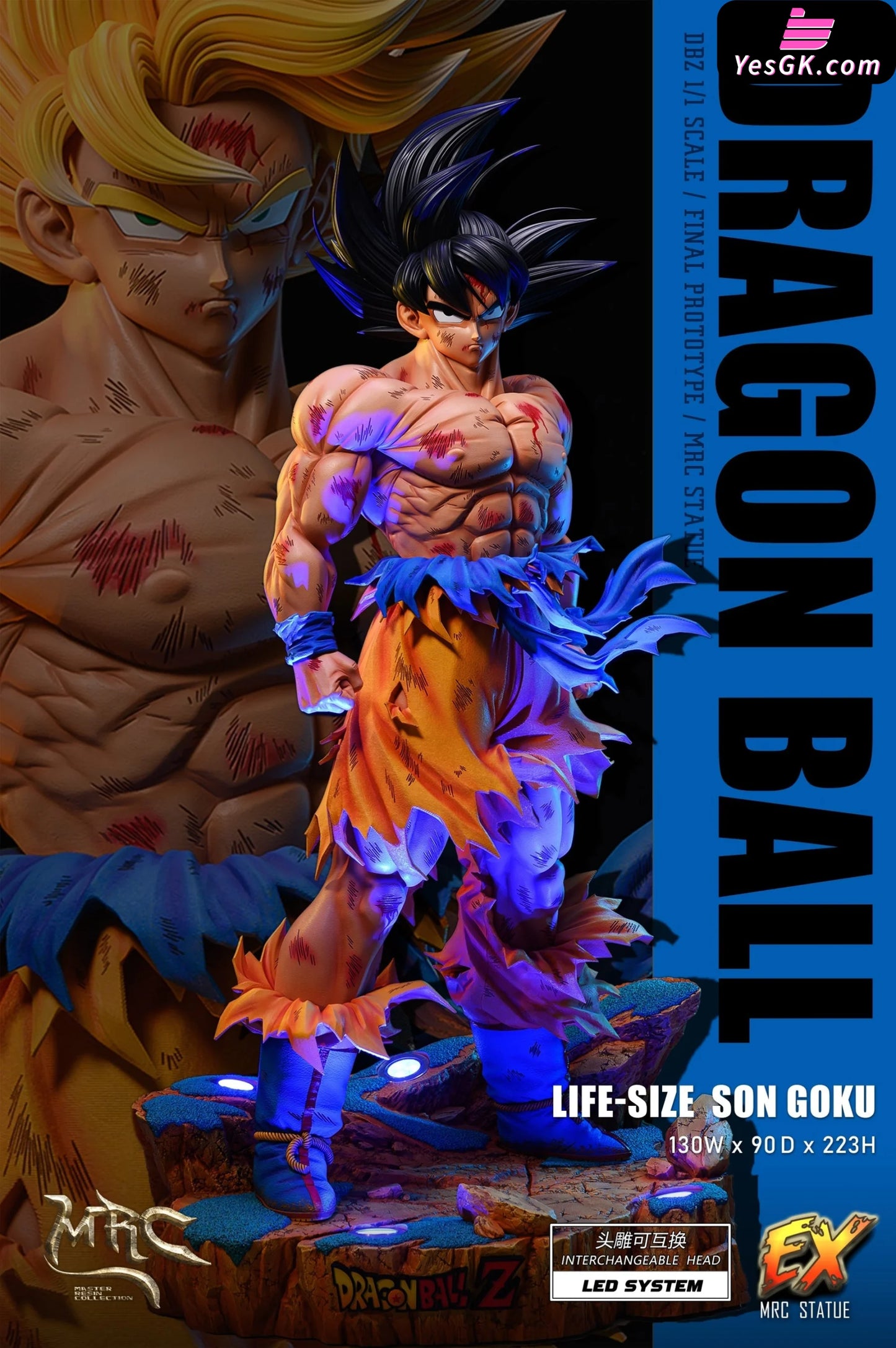 Dragon Ball 1/1 Life Size Son Goku Statue - Mrc Studio [Pre-Order]