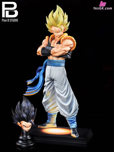 2.5d color matching Gogeta GK Statue - PlanB Studio [Pre-Order] Deposit / Double head (black hair + yellow hair)version