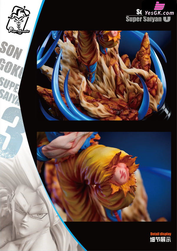 Dragon Ball #2 Super Saiyan 3 1/4 GK Statue - ZY Studio & Poker Monster Studio [Pre-Order] - DragonBall