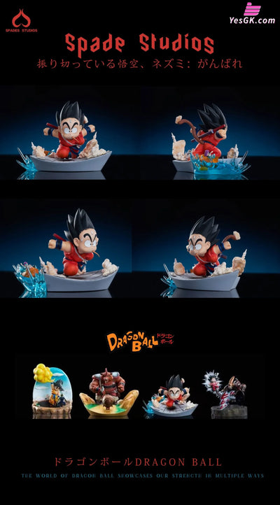 Dragon Ball #4 Runaway Son Goku(Double Color Scheme) Statue - Spades Studio [Pre-Order] Deposit /