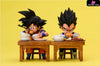 Dragon Ball A Bowl Of Good Rice Goku & Vegeta Gohan Statue - League Studio [In-Stock]