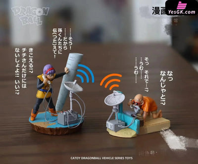 Dragon Ball A Call From Namek Bulma & Master Roshi Statue - Ll Studio [Pre-Order] Full Payment /