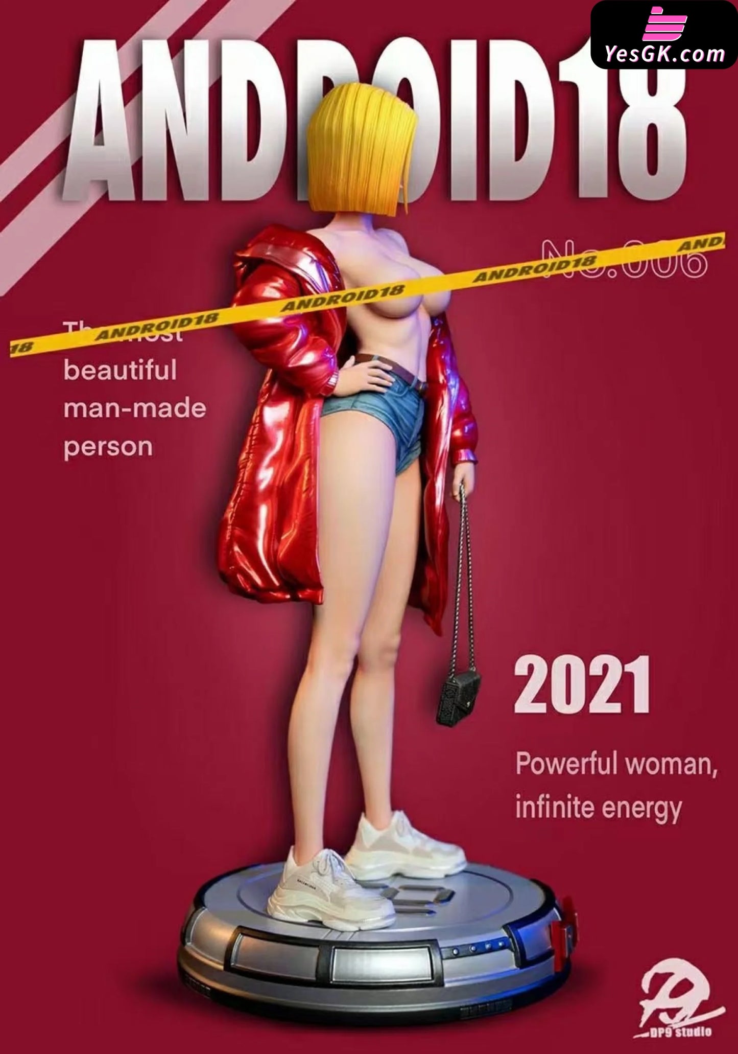 Dragon Ball Android 18 Resin Statue - DP9 Studio [In-Stock] – YesGK