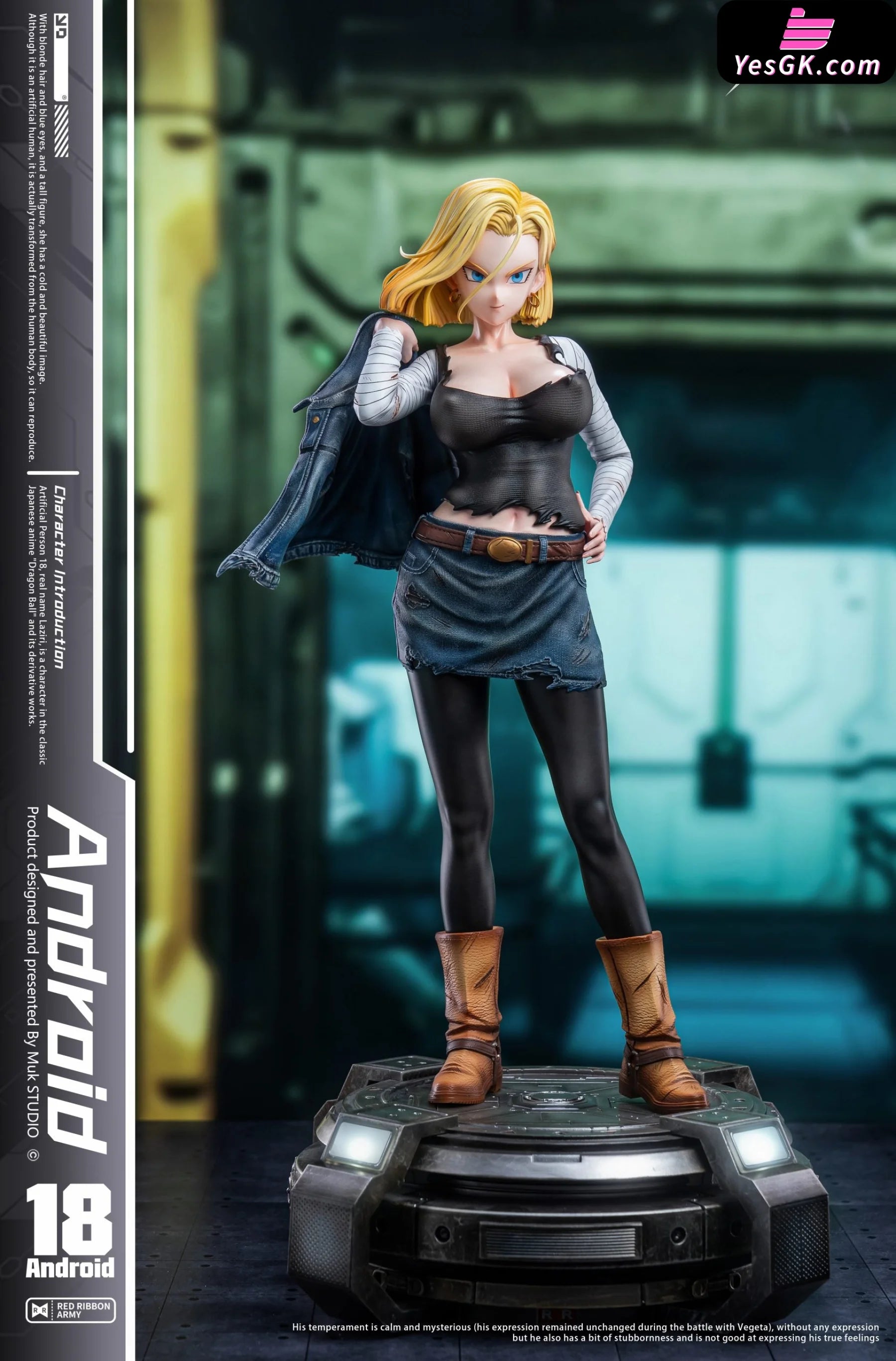 Dragon Ball Android 18 Statue - Muk Studio [Pre-Order] Deposit / Deluxe Version 1/4 Scale