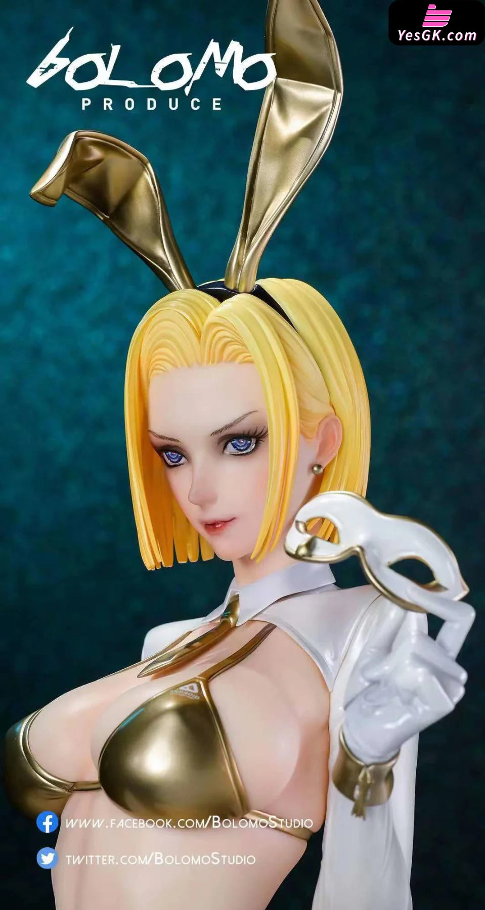 Dragon Ball Android No. 18 Sexy Bar Bunny Girl Resin Statue - Bolomo Studio [Pre-Order]