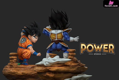Dragon Ball Anniversary Vegeta & Goku Battle Ready Pose GK Statue - Power Studio [Pre-Order] Dragon Ball