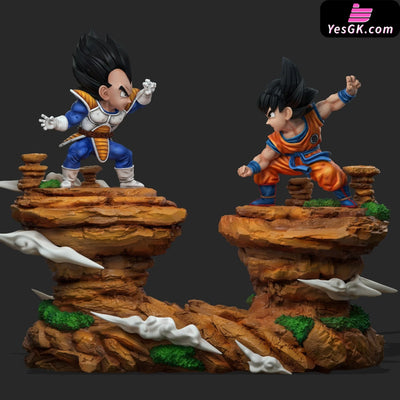 Dragon Ball Anniversary Vegeta & Goku Battle Ready Pose GK Statue - Power Studio [Pre-Order] Dragon Ball