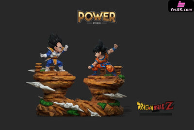 Dragon Ball Anniversary Vegeta & Goku Battle Ready Pose GK Statue - Power Studio [Pre-Order] Dragon Ball