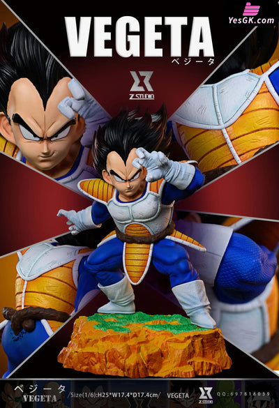 Dragon Ball Battle Series #1 Vegeta Gk Statue - Z Studio [Pre-Order]