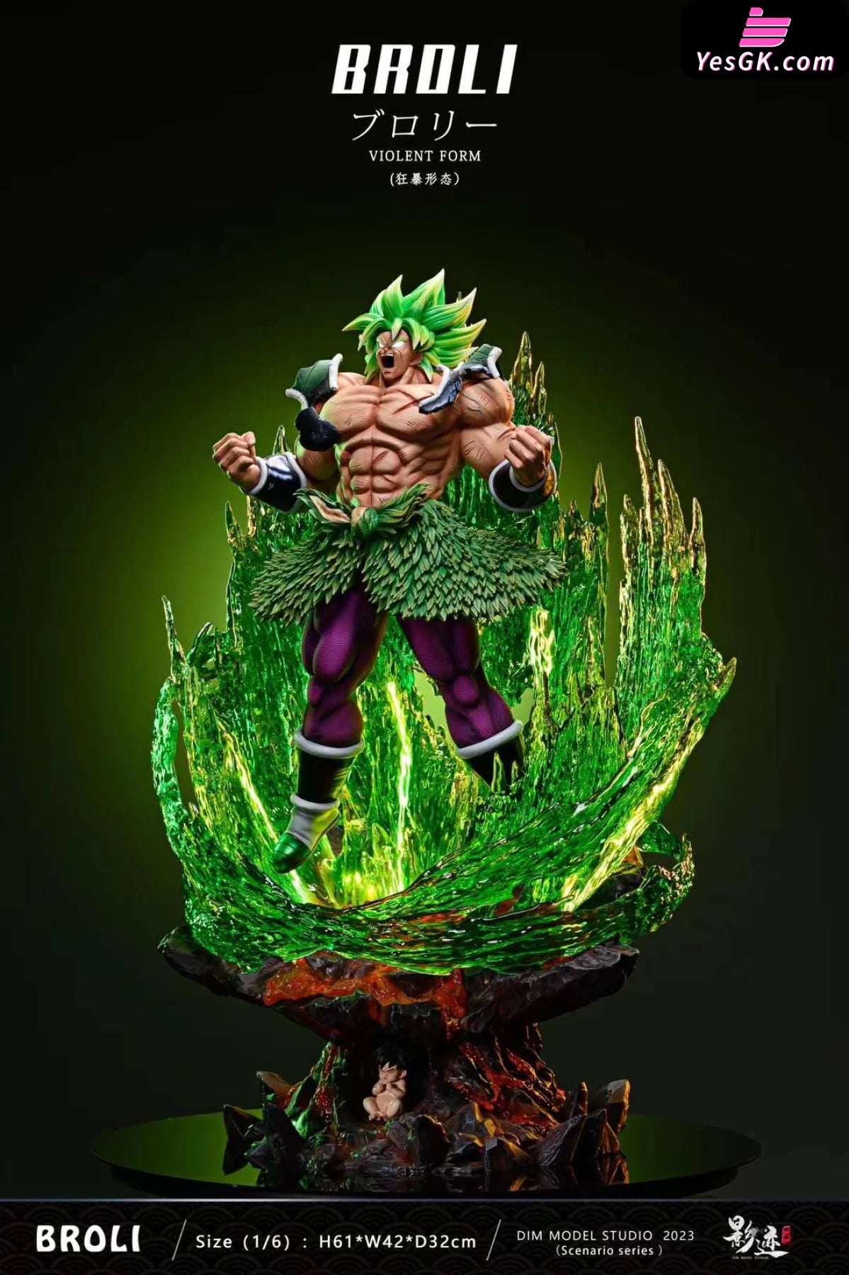 Dragon Ball Berserk Broli Statue - Dim Model Studio [Pre-Order]