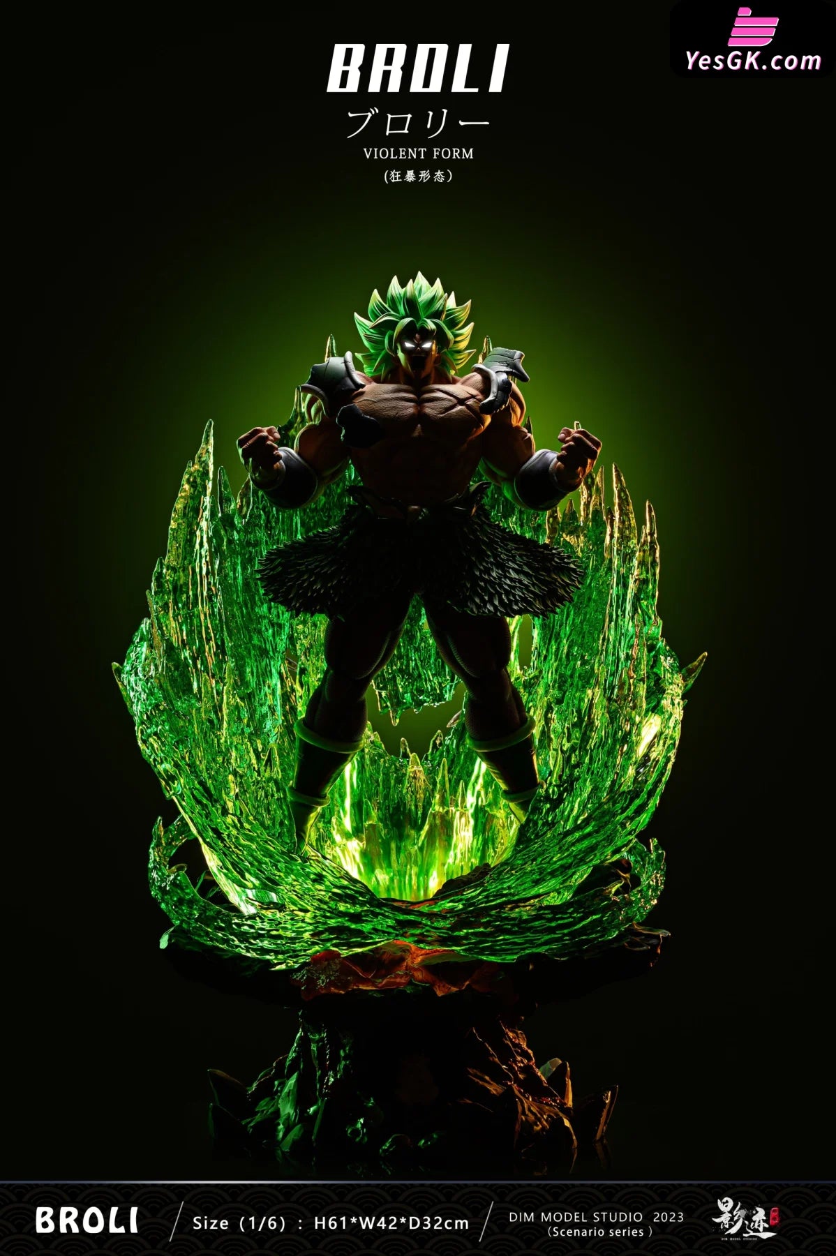 Dragon Ball Berserk Broli Statue - Dim Model Studio [Pre-Order]