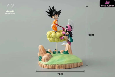 Dragon Ball Big Egg Scene Completion #5 Son Goku Chichi Somersault Cloud Statue - Egg Studio