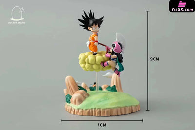 Dragon Ball Big Egg Scene Completion #5 Son Goku Chichi Somersault Cloud Statue - Egg Studio