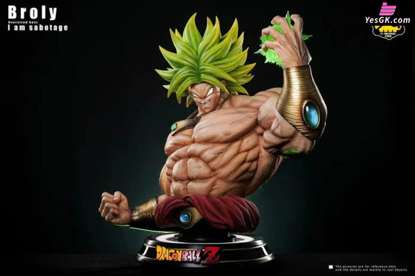Dragon Ball Broly Bust Statue - 2% Studio [In-Stock] - Full Payment - Dragon Ball