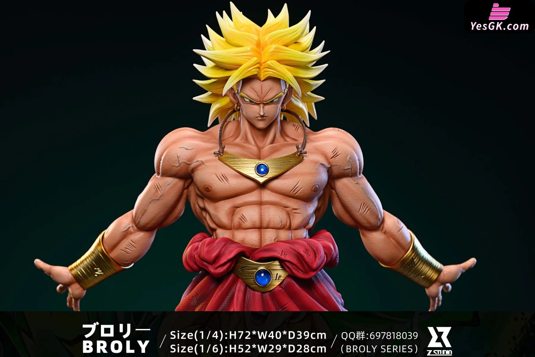 Dragon Ball Broly Series Super Saiyan Resin Statue - Z Studio [Pre-Order]