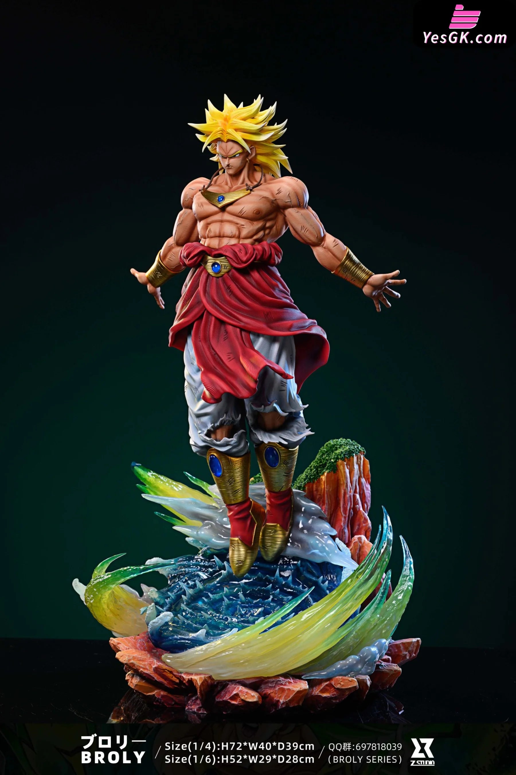 Dragon Ball Broly Series Super Saiyan Resin Statue - Z Studio [Pre-Order]